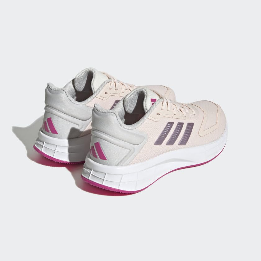 Image of adidas Women's Duramo 10 Running Shoe, Wonder Quartz /Matt Purple Metallic /Lucid Fuchsia, 12