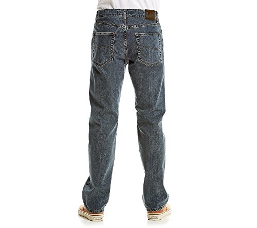 Image of Lee Men's Cotton Blend and Polyester Regular Fit Straight Leg Jeans