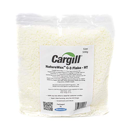 CARGILL C3 Cire de soja 500 g, Blanc