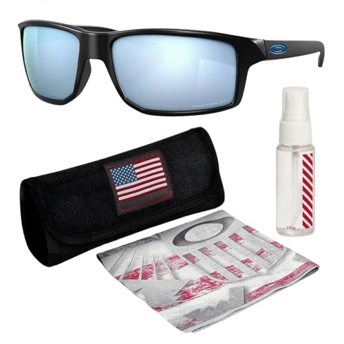 Image of Oakley GIBSTON OO9449 Rectangle Shape Sunglasses With Official Eyewear Kit | Men's Sunglasses
