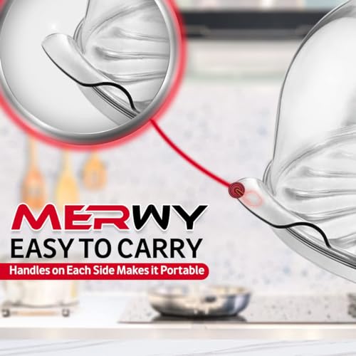 Merwy Cake Stand with Dome Clear like Dome, Containers Plastic Large, Plastic Cake Box with Lid Cake Storage, Cake and Cupcake Holder, Food Holder BPA-Free (With Stand, Clear) - Cosy Home Interiors Merwy Cake Stand with Dome Clear like Dome, Containers Plastic Large, Plastic Cake Box with Lid Cake Storage, Cake and Cupcake Holder, Food Holder BPA-Free (With Stand, Clear) - Image 4