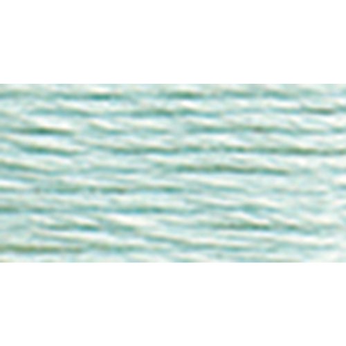 Hilo de algodón perlado DMC 116 8-747 color azul celeste muy claro, tamaño 8, 95 yardas miniatura 1
