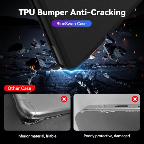 Image of Meyaar Compatible with MacBook Neo Case 13 Inch A3404 with A18 Pro Chip 2026, Transparent Hard Shell Plastic Snap-On Protective Cover (Frosted Black, for MacBook Neo 13 inch (A3404))