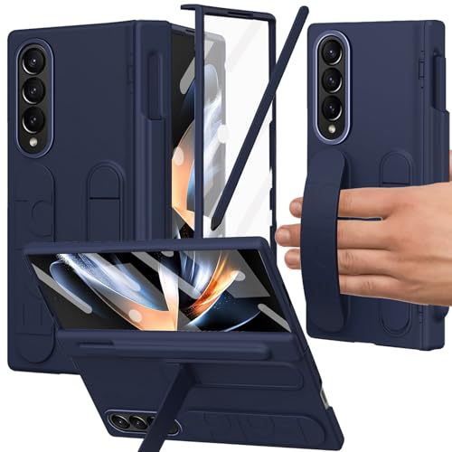 Coque Galaxy Z Fold 4 avec dragonne et support pour travailler en déplacement confortablement