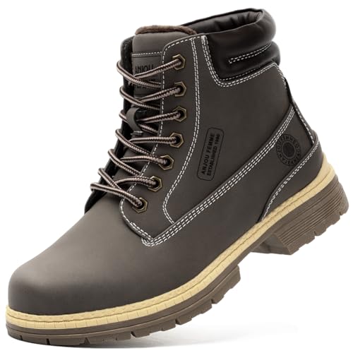 ANJOUFEMME Combat Hiking Boots for Women