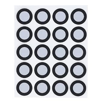 600pcs 3D Scanning Markers - 6mm Inner / 10mm Outer Reflective Tracking Dots, Self-Adhesive Stickers For Precise 3D Models, Compatible With All Scanners & Turntables