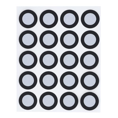 400Pcs 3D Scanning Markers, 12mm Inner 19mm Outer Diameter Accurate 3D Tracking Dots High Reflectivity Reference Point Markers for 3D Scanning and Optical Tracking