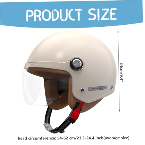 Casque de scooter pour hommes et femmes protégeant la tête avec style