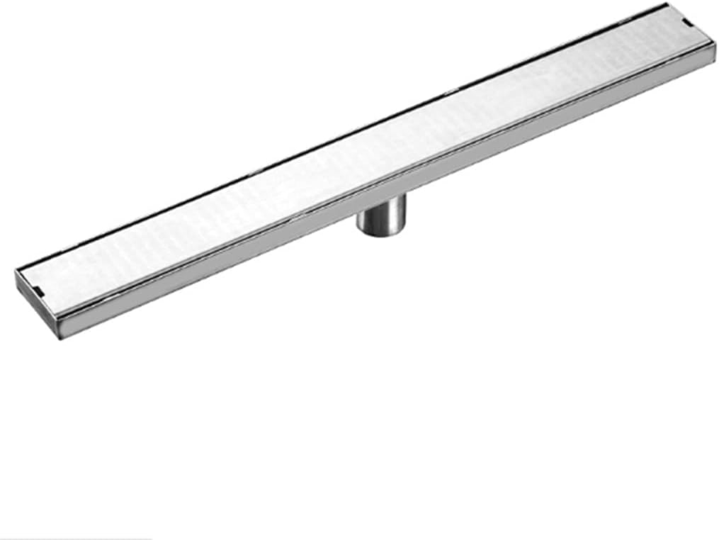 GerritFloor drain,Drain Protectors,Linear Channel Floor Drain Gate Stainless Steel Deodorization Type Shower Bathroom Drain Cover Invisible Large Displacement Floo