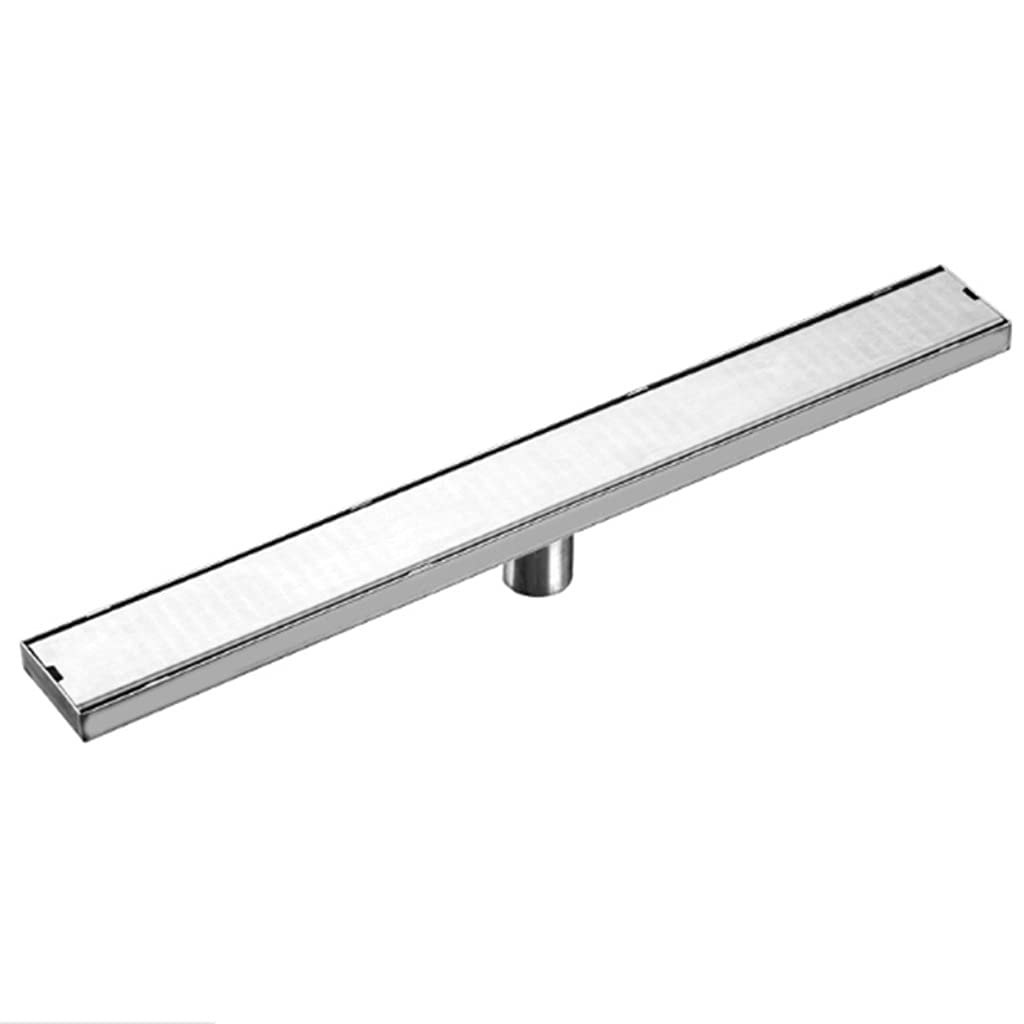 GerritFloor drain,Drain Protectors,Linear Channel Floor Drain Gate Stainless Steel Deodorization Type Shower Bathroom Drain Cover Invisible Large Displacement Floo