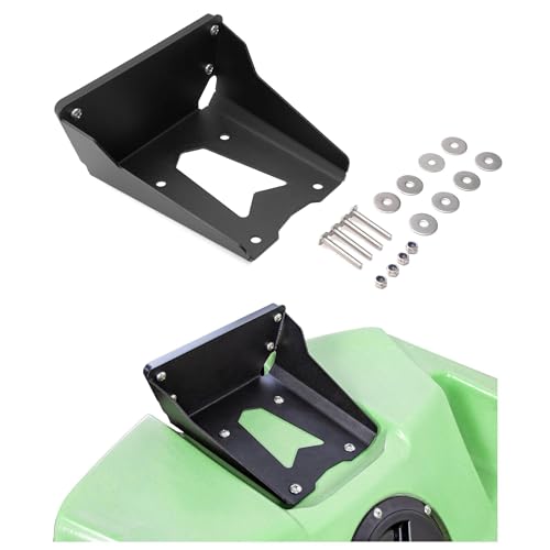 Kuafu BL2393 Universal Motor Bracket Compatible With Kayaks Boat Transom Trolling Motor Mount Steel Powder Coated Black thumb #2