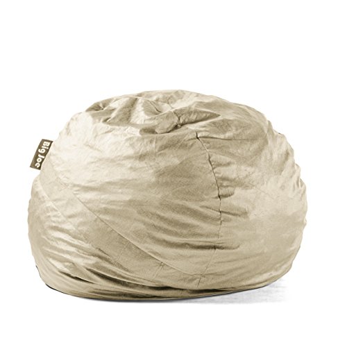 Big Joe Lenox Fuf Foam Filled Bean Bag, Large with Removable Cover, Oat