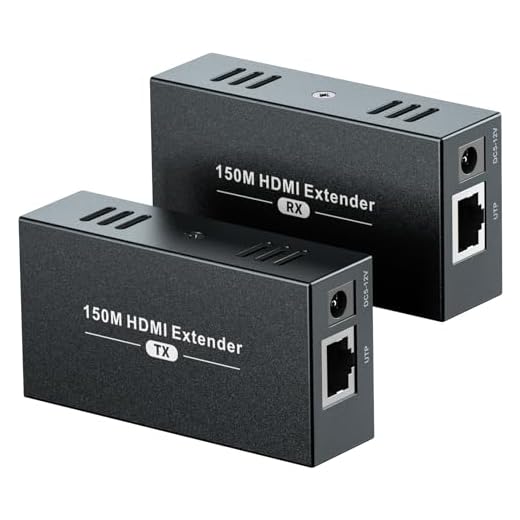 PWAY DT264 HDMI Extender über Ethernet 150m/492ft Bertragung über Cat5e/6/7/8 Netzwerkkabel Unterstützt Lokales Loopout