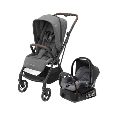 Travel System Maxi-Cosi, Leona² Trio, 0 a 15kg, Select Grey