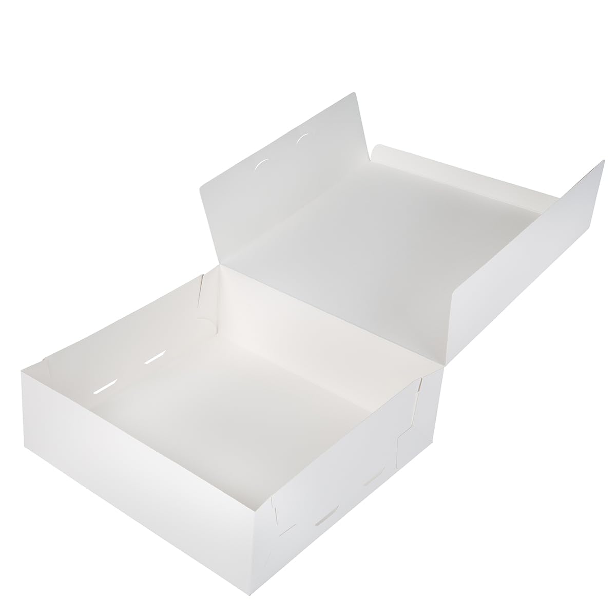BrandNewCake® Scatole Per Torte In Cartone Bianco – 30x30x10 Cm – Confezione Da 3 – Ideali Per Pasticceri E Regali Fai Da Te