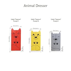   BUSYWOOD-Animals-Dresser--Toddler-Dresser-Organizer-for-Bedroom-Playroom-Furniture-Wardrobe-Closet-Kids-Armoire-Montessori-Armoire-Wooden-Closet