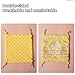 Copfeu Rat Hammocks for Cage Hanging Hammock Bed Soft Plush Hamster Guinea Pig Chinchilla Ferret Hammocks Carrier for Small Animal Playing Sleeping Suitable for All Seasons (Pink,Large)