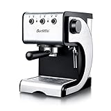 Barsetto Espresso Machine, 13.6 x 11.8 x 15.8, Black