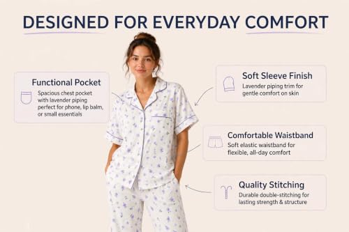Image of MAU ANUBE Women's Cotton Korean 2pc Night Suit Set