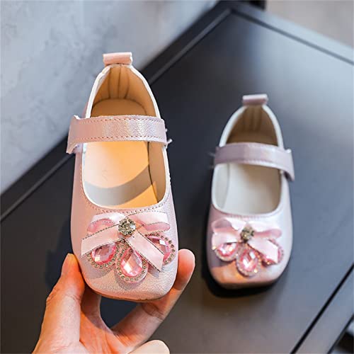 EnJoCho Children Running Shoes Summer And Autumn Fashion Girls Casual Shoes Solid Color Ribbon Bow Flat Lightweight Shoes3