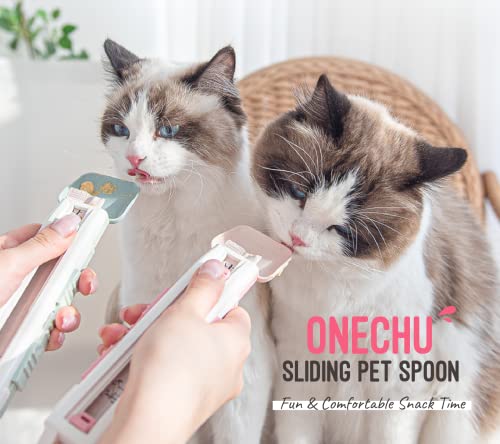 Addy & plusy phermes onechu sliding cat strip squeeze spoon paste cat snack, liquid snack/cat strip spoon pet snack spoon (mint) 2 Addy & plusy phermes onechu sliding cat strip squeeze spoon paste cat snack, liquid snack/cat strip spoon pet snack spoon (mint) - image 3