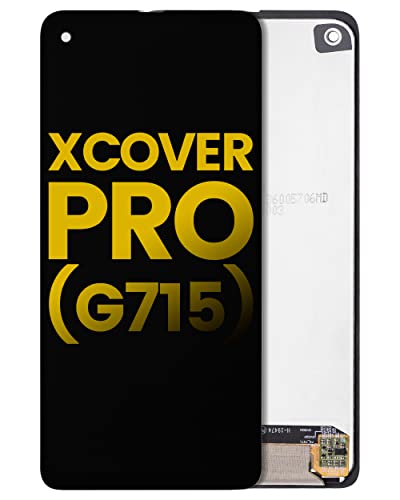 Replacement LCD Assembly Without Frame Compatible for Samsung Galaxy XCover Pro (All Models) (Refurbished) (Black)