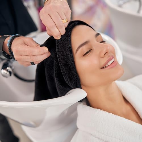 New Microfiber Hair Drying Salon Towels, 16 x 29 inches, 4 Pack, Quick Dry, Lint Free - Image 6