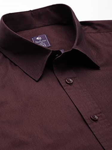 Image of Allen Cooper Solid Shirts for Men - 100% Cotton Comfort Fit Casual and Formal Shirt - Breathable, Soft, Classic Style (Multiple Colors)