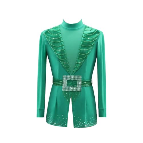 Camisa de baile latino para niños ideal para galas de fin de curso y torneos de salón