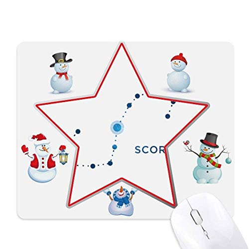 Tapis de souris constellation zodiaque Noël bonhomme de neige famille étoile