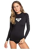 [page_title]-Roxy Damen Langärmliger Rashguard Mit UPF 50 Whole Hearted - Langärmliger Rashguard mit UPF 50 für Frauen, Anthracite, L, ERJWR03408