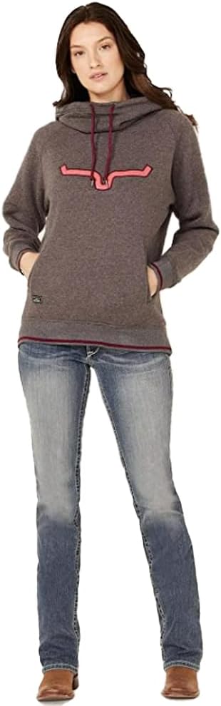 Kimes Ranch Women's Two Scoops Hoodie Logo Hoodie with Kangaroo Pocket, Ribbed Cuffs & Hem - Image 4