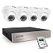 Produktbild ZOSI CCTV 1080P Überwachungssystem 8CH 1080P 4 in 1 DVR Recorder mit 4 Outdoor 2MP Dome Überwachungskamera Set 1TB Festplatte