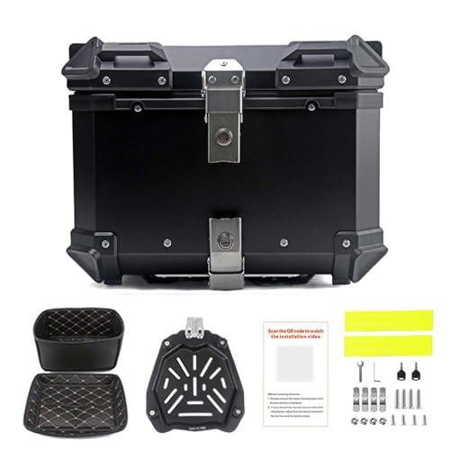 Top Case Moto Imperméable 45L avec Dossier Passager - 4