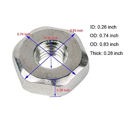 SaferCCTV Sprocket Cover Bar Nuts Replacement for Stihl 028 029 030 031 032 034 036 MS240 MS260 MS251 MS271 MS280 MS290 MS310 MS340 MS360 MS380 MS381 Chainsaw Replace Part# 0000 955 0801, 10Pcs