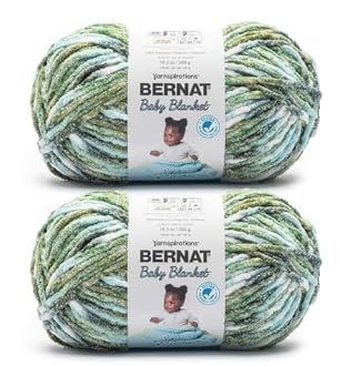 Bernat Baby Blanket Mossy Path Yarn - 1 Pack