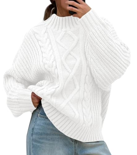 Imily Bela Maglione da donna a treccia