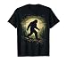 Bigfoot Sasquatch Vintage Forest Cryptid Believer Moon Men T-Shirt