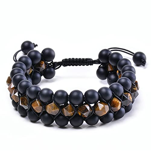 Bracelet de perles pour hommes réglable pour en finir avec les mauvaises tailles