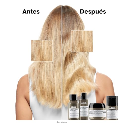 Miniatura 3 de L'Oréal Professionnel Absolut Repair Molecular, Mascarilla Pelo Viaje 75ml