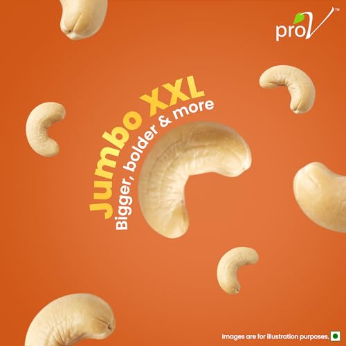 Image of ProV Cashew Nuts | Premium Whole Cashews | Kaju | Protein Rich, Heart Healthy | No Broken Pieces | 200g
