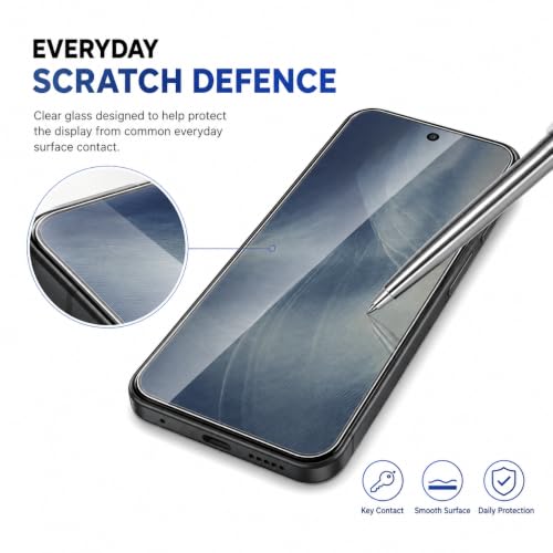 Image of ArmourPro Premium Borderless Tempered Glass for Google Pixel 11, HD Clear Screen Protector, Anti-Dust Speaker Mesh, 9H Hardness, Edge-to-Edge Fit, Case Friendly & Cable Protector