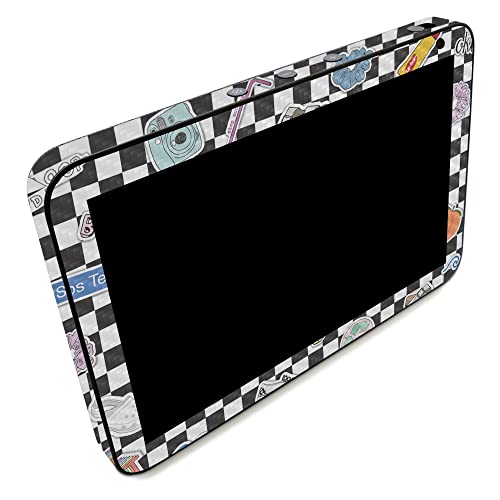 Image of MightySkins Carbon Fiber Skin Compatible with Amazon Echo Show 8 (Gen 2) - VSCO7 | Protective, Durable Textured Carbon Fiber Finish | Easy to Apply | Made in The USA