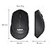 immagine 1Logitech M330 Silent Plus Mouse Wireless, 2.4 GHz con Ricevitore USB Nano, 1 000 DPI, 3 ‎Pulsanti, Batteria Lunga Durata Fino a 24 Mesi, PC/Mac/Laptop, Nero