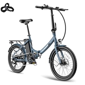 Fafrees F20 Light [ Officieel ] E-bike dames vouwfiets 36 V 16,75 Ah accu, e-bike 250 W 120 kg elektrische fiets max. 25 km/h, E-fiets heren, opvouwbare E mountainbike 155-195 cm -update