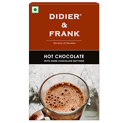 Didier & Frank Hot Drinking Chocolate with Dark Chocolate Buttons 200g (Drink Hot or Cold Milk Shake)