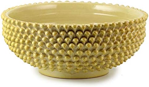 DOLFI PINECONES: Round Centerpiece Bowl HONEY