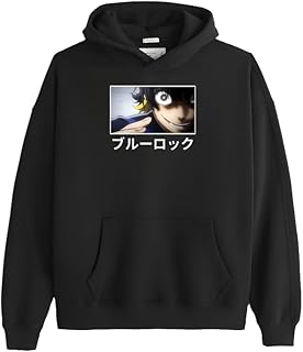 Anime Blue Lock Chigiri Hyouma Isagi Yoichi Bachira Meguru Kunigami Rensuke Football Seishiro Nagi Black hoodie 25