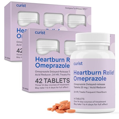 Curist Omeprazole 20mg Tablets Bulk Pack – 84Count Delayed-Releas