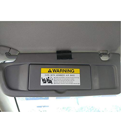 image for Dasbecan Atlas Gray Left Driver Side Sun Visor Compatible with Honda C
